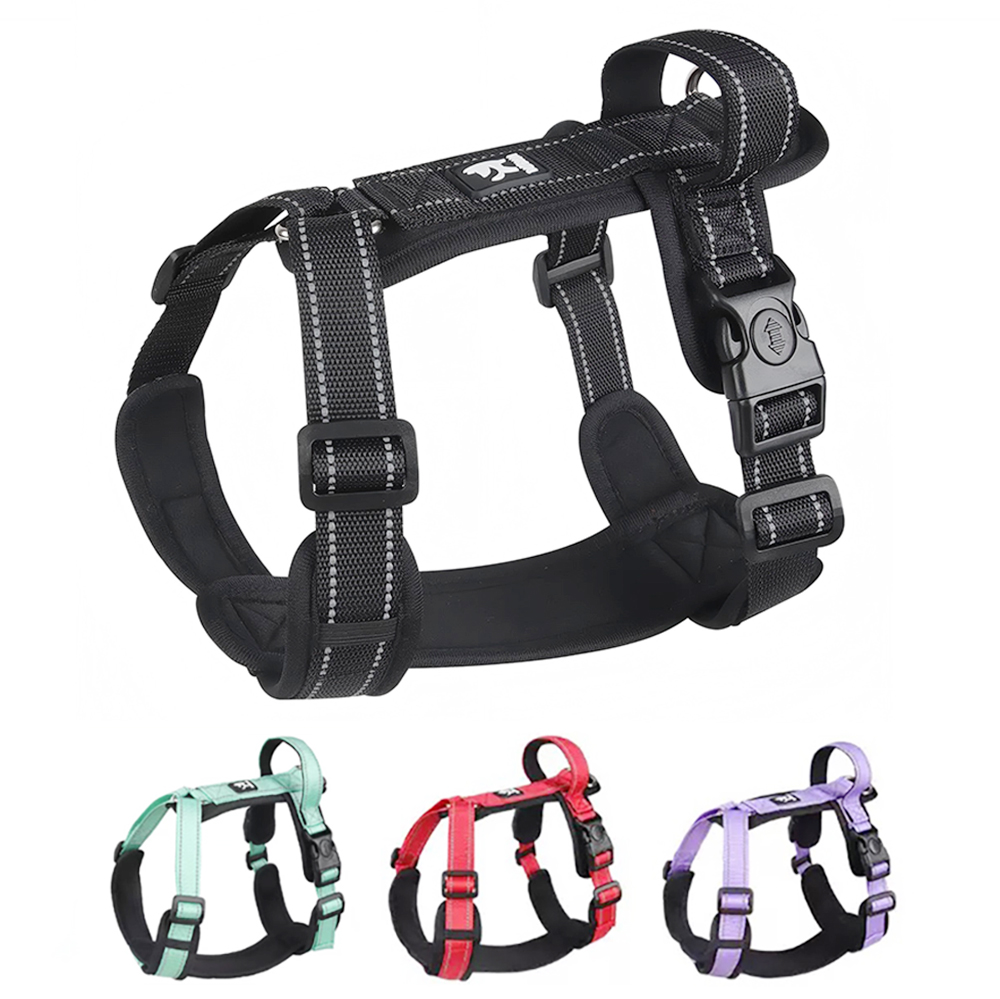 No Pull Dog Harness - Harnais pour chien, gilet rembourré sans
