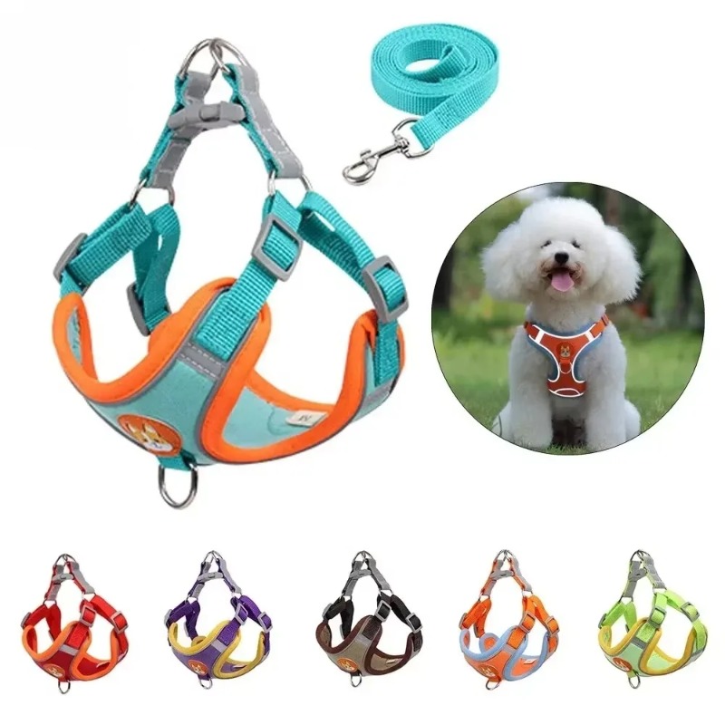 No Pull Dog Harness - Harnais et laisse anti-traction pour chien,