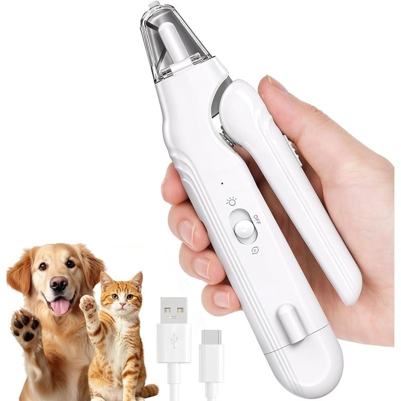 Pet Nail Grinder - Coupe-ongles et lime à ongles 2-en-1