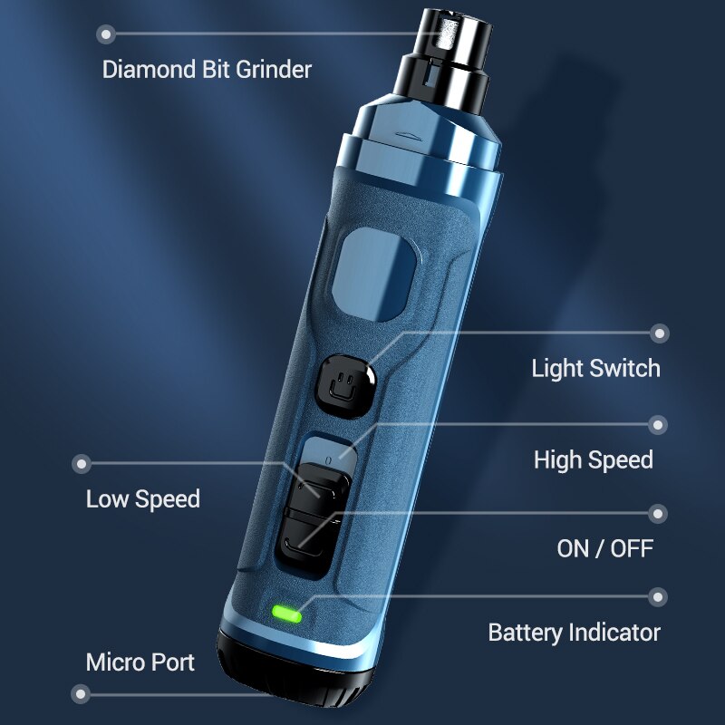 ROJECO N30 coupe-ongles électr - Pet Nail Grinder avis et prix