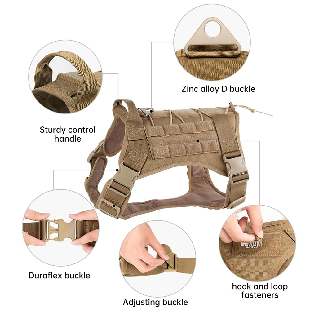Harnais tactique pour chien, g - No Pull Dog Harness avis et prix