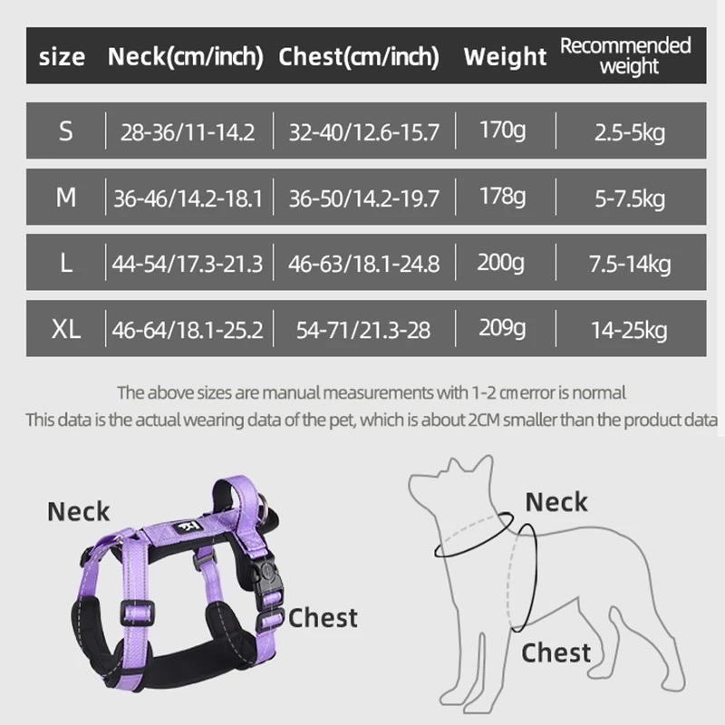 Harnais pour chien, gilet remb - No Pull Dog Harness avis et prix