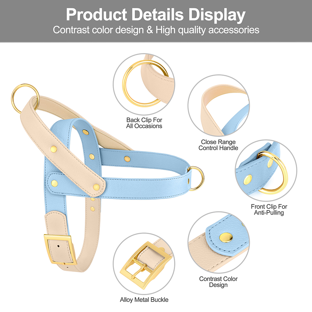 Gilets d'entraînement en cuir  - No Pull Dog Harness avis et prix